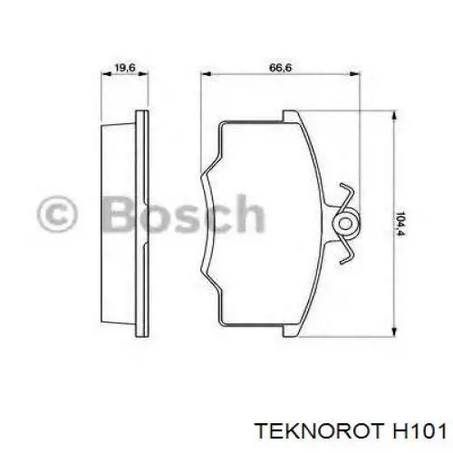 Накінечник рульової тяги, зовнішній Teknorot H101