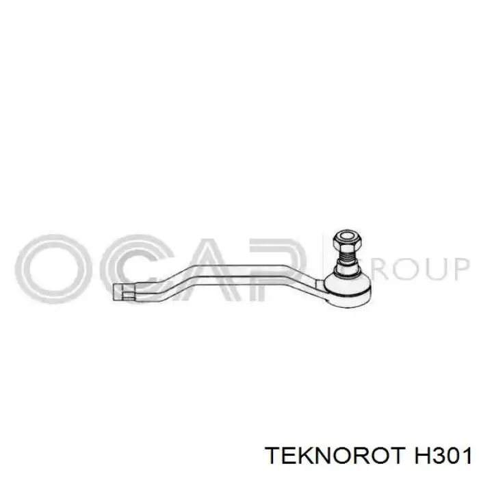 Накінечник рульової тяги, зовнішній Teknorot H301