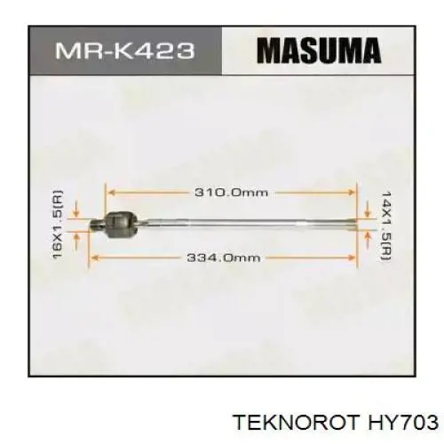 Тяга рульова HY703 Teknorot