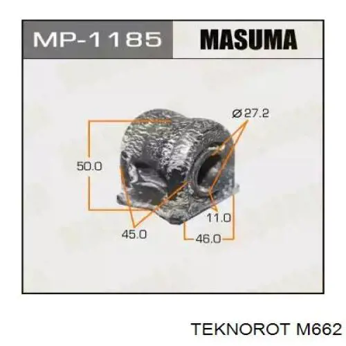Лінк стабілізатора, заднього Teknorot M662 ціна, від 6.13 USD
