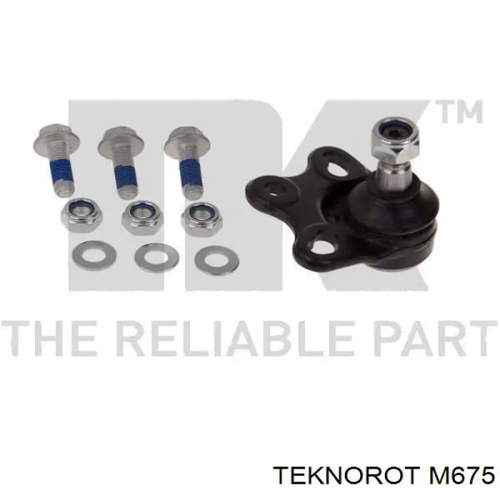 Кульова опора, нижня Teknorot M675 ціна, від 15.91 USD