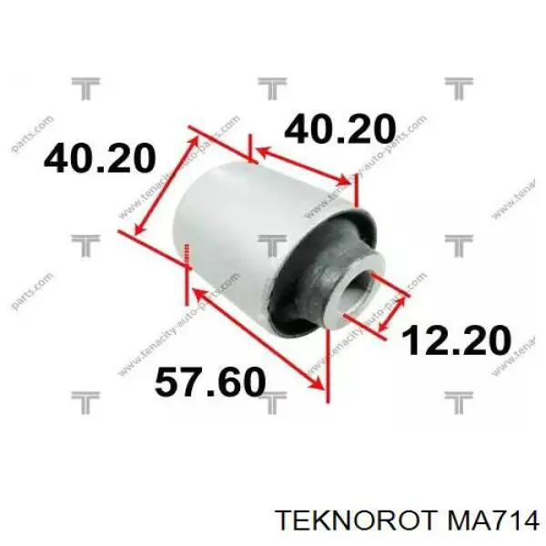Купити MA714 Teknorot Важіль передньої підвіски нижній, лівий/правий