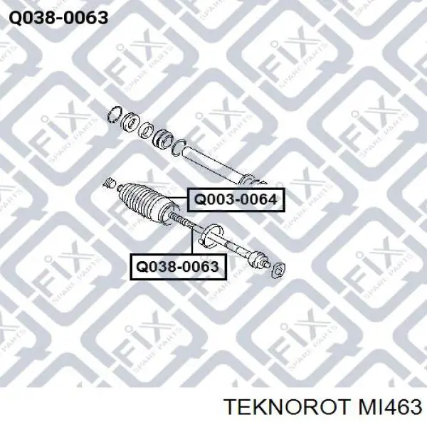 Купити MI463 Teknorot Тяга рульова поздовжня