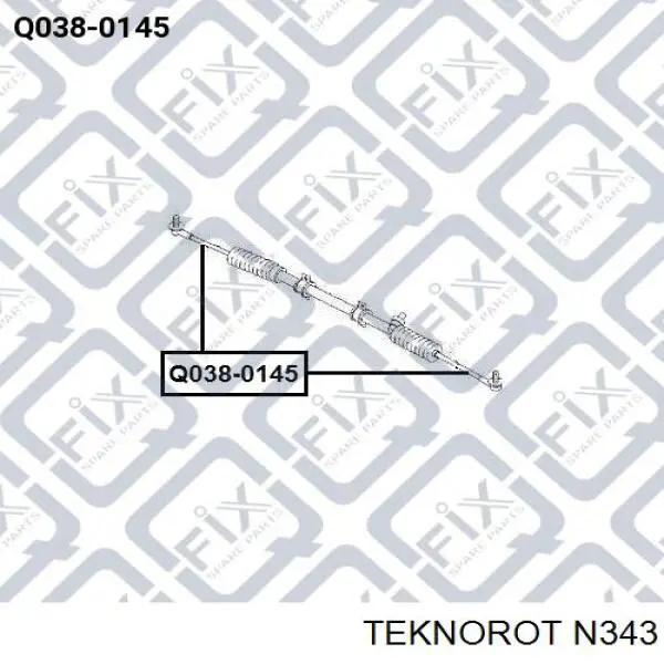 Купити N343 Teknorot Тяга рульова поздовжня