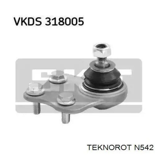 Стійка стабілізатора, переднього, ліва Teknorot N542 ціна, від 6.99 USD
