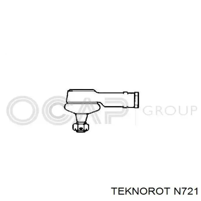 Накінечник рульової тяги, зовнішній Nissan/Infiniti 4852001F25