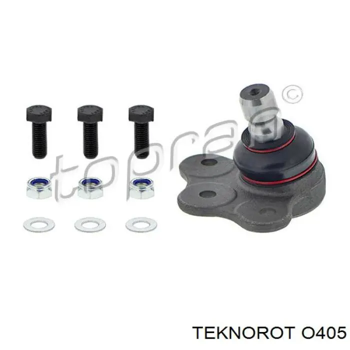 Кульова опора, нижня Teknorot O405 ціна, від 10.75 USD