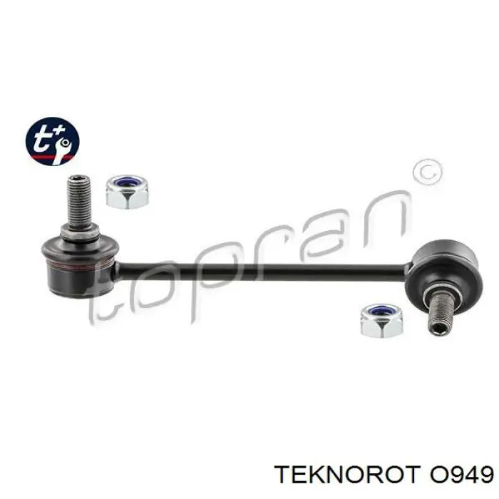 O949 Teknorot Стійка стабілізатора, переднього, ліва
