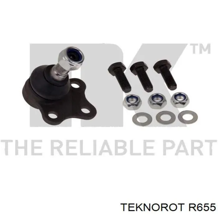 Кульова опора, нижня Teknorot R655 ціна, від 8.04 USD
