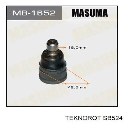 С/блок нижнього важеля Teknorot SB524
