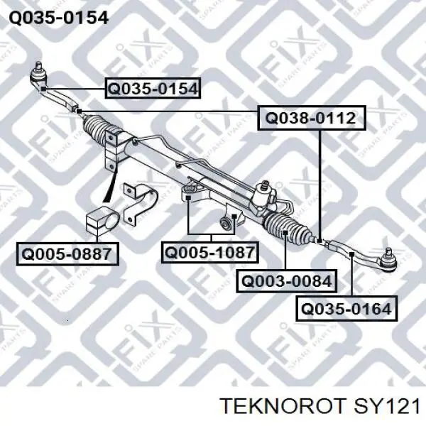 Купити SY121 Teknorot Рульовий наконечник