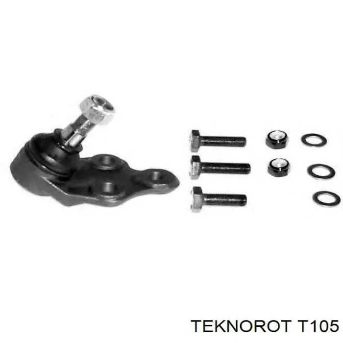 Кульова опора, нижня, права T105 Teknorot