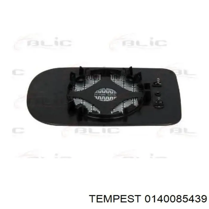 Дзеркальний елемент дзеркала заднього виду, лівого 0140085439 Tempest