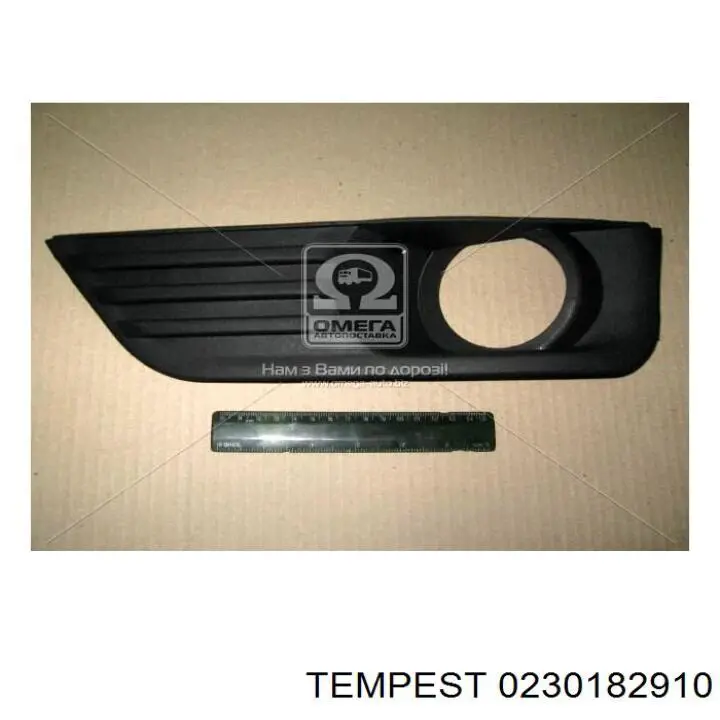 230182910 Tempest заглушка/ решітка протитуманних фар бампера переднього, права