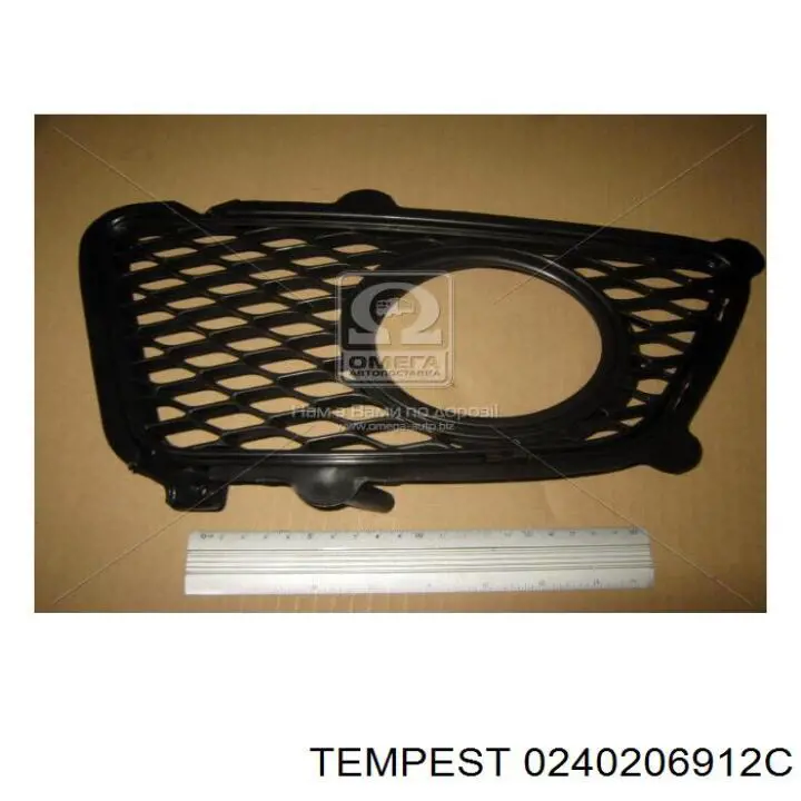 0240206912C Tempest решітка переднього бампера, права