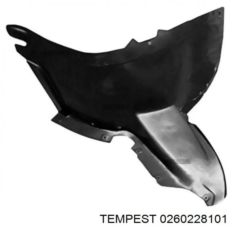 Підкрилок переднього крила, лівий Honda 74150SWAA01 ціна, від 8.49 USD