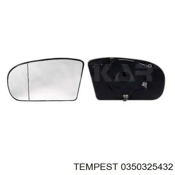 Купити 0350325432 Tempest Скло дзеркала заднього виду, правого