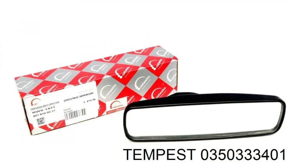 Ліве бічне дзеркало Tempest 0350333401 ціна, від 38.01 USD