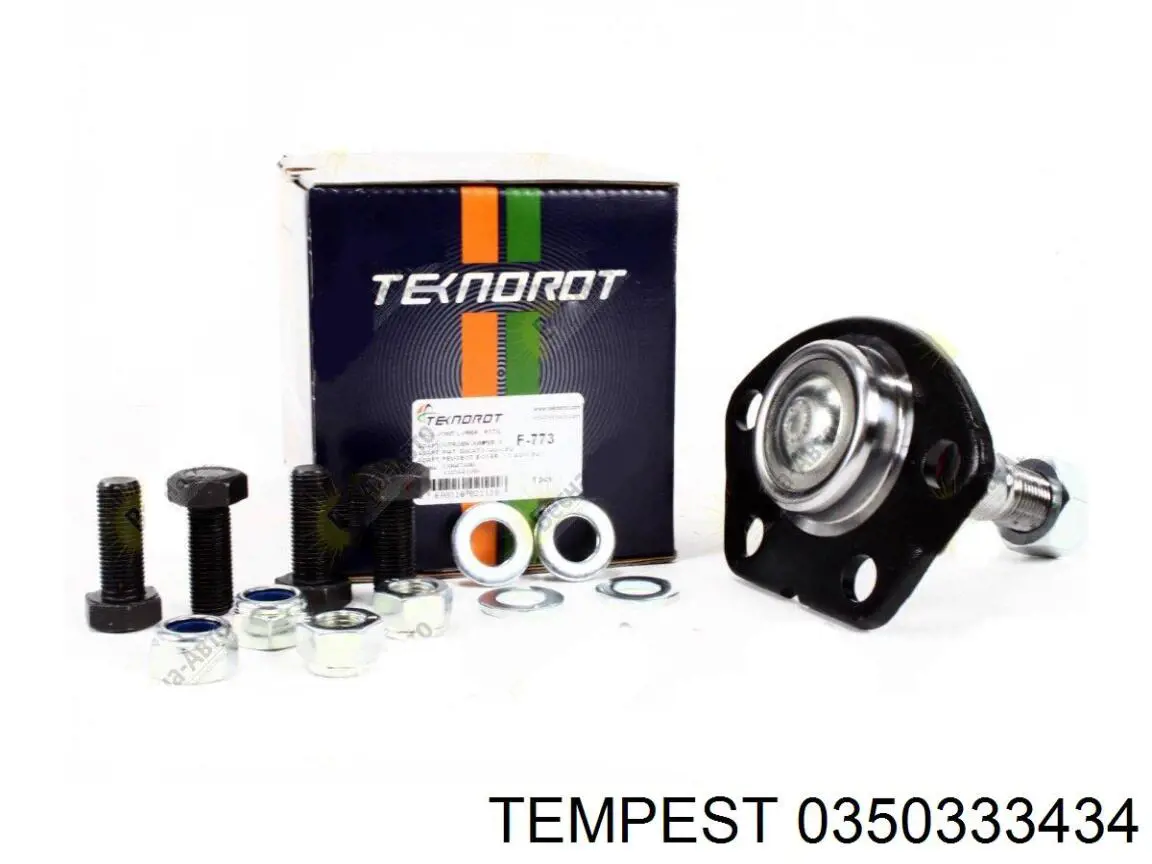 Дзеркальний елемент дзеркала заднього виду, правого 0350333434 Tempest