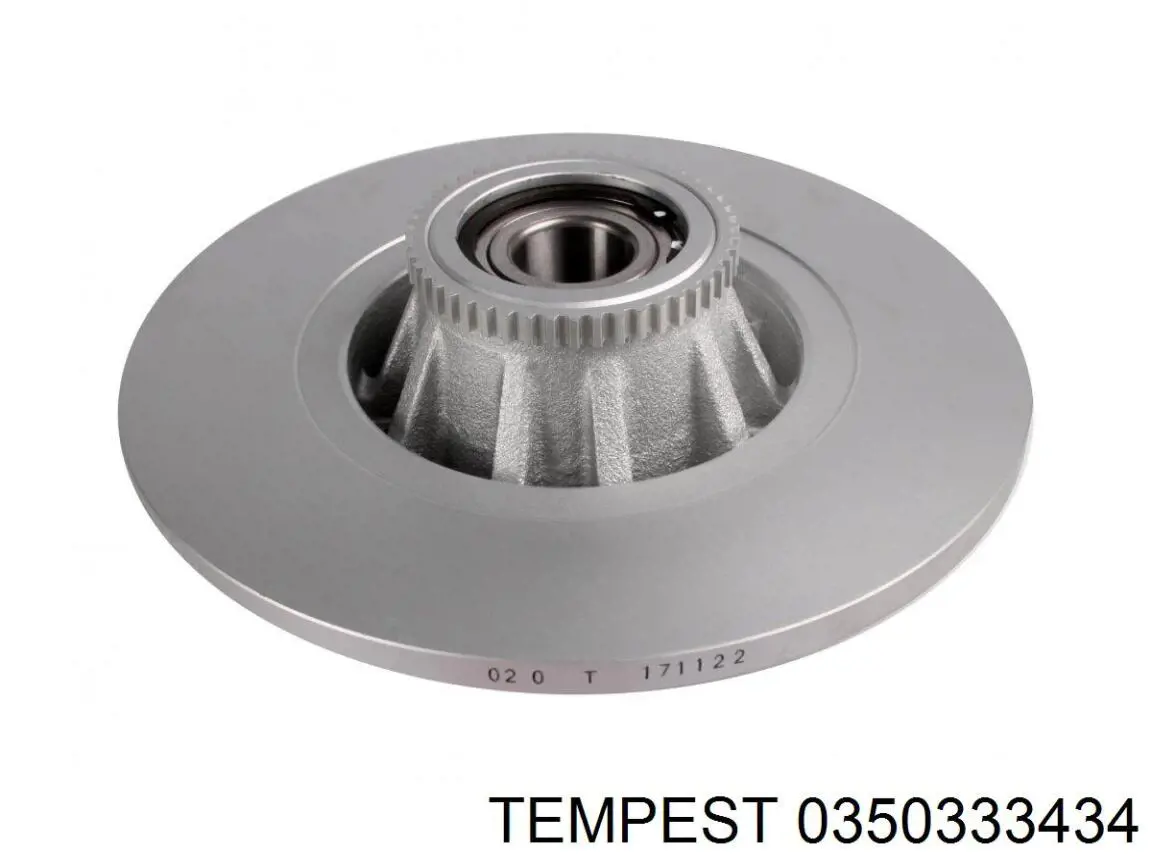 Дзеркальний елемент дзеркала заднього виду, правого 0350333434 Tempest