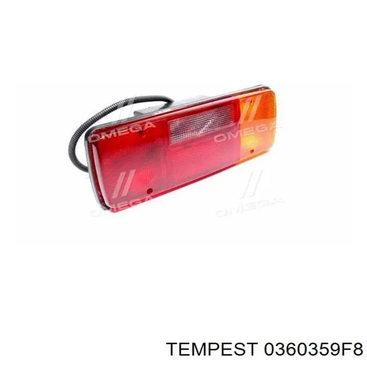 Правий катафот заднього бампера Tempest 0360359F8 ціна, від 6.33 USD