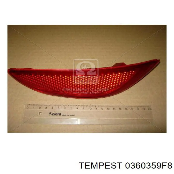 Купити 0360359F8 Tempest Відбивач бампера заднього правий