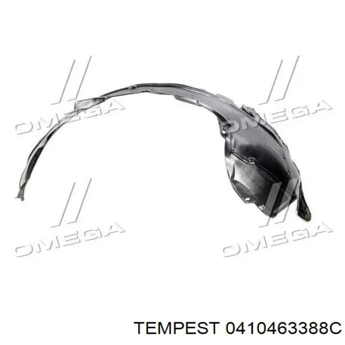 Підкрилок переднього крила, правий передній Tempest 0410463388