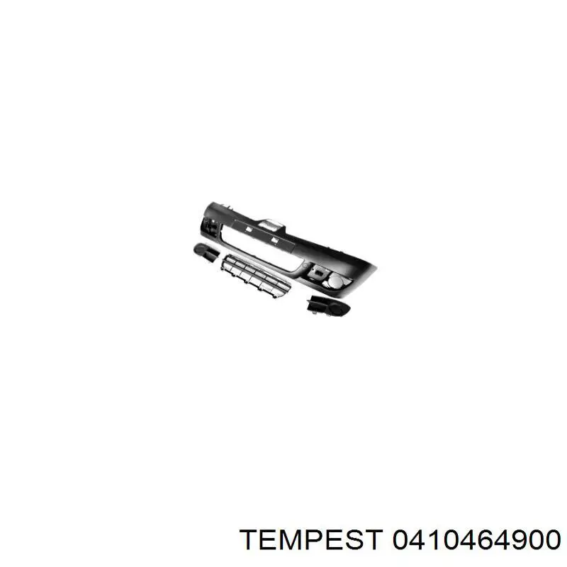 0410464900 Tempest Бампер передній в зборі