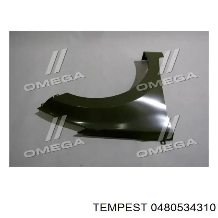 Крило переднє праве Tempest 0480534310 ціна, від 34.79 USD