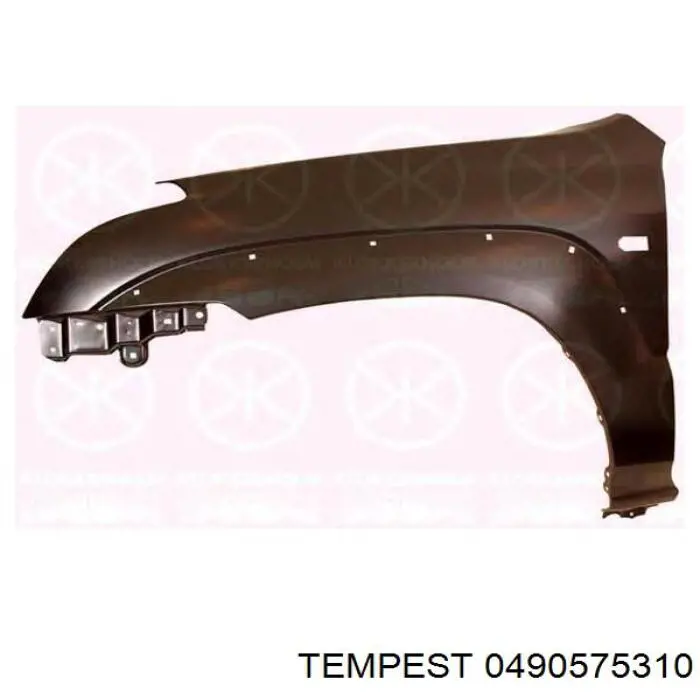 Крило переднє праве Tempest 0490575310 ціна, від 154.66 USD