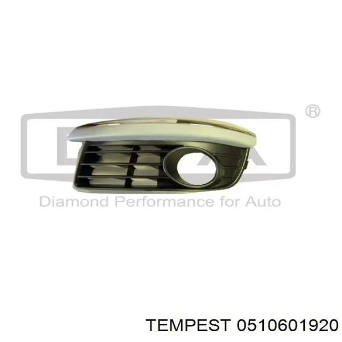 Молдинг бампера переднього, праве Tempest 0510601920 ціна, від 2.80 USD