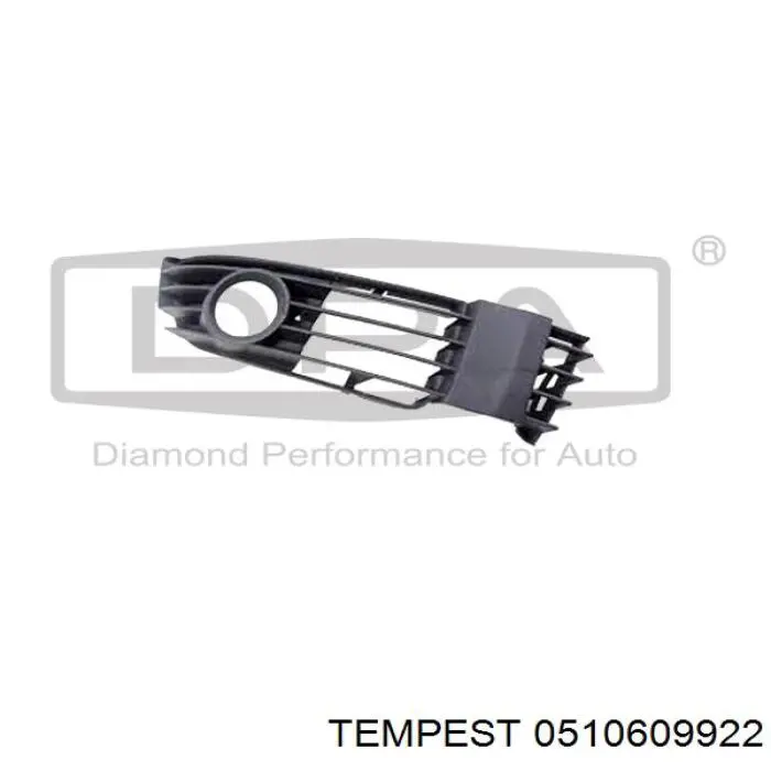 Накладка бампера переднього, права 88071413302 Diamond/DPA
