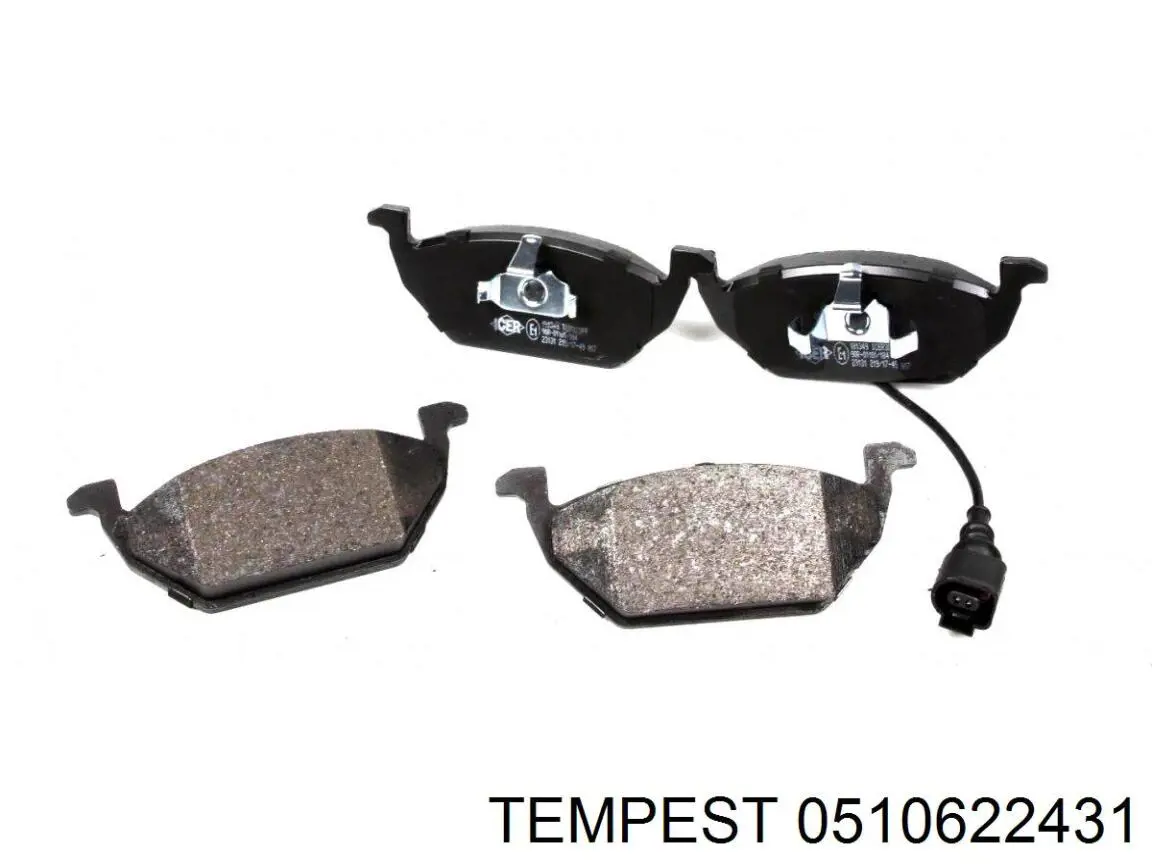 0510622431 Tempest Корпус дзеркала заднього виду, лівого