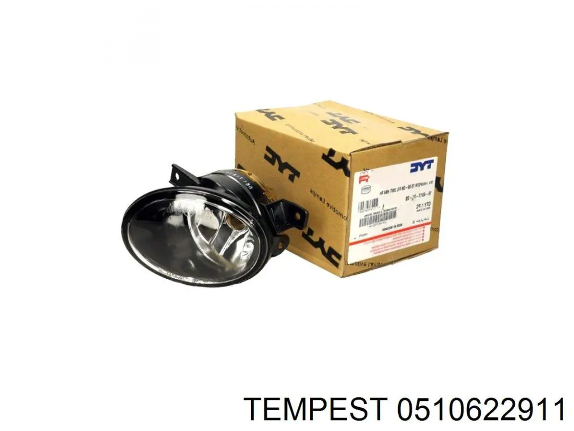 Заглушка під протитуманні фари, ліва Tempest 0510622911 ціна, від 6.53 USD