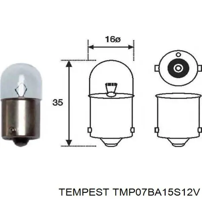 TMP07BA15S12V Tempest 