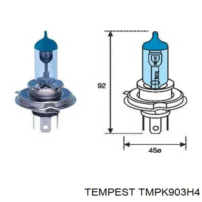 TMPK903H4 Tempest лампочка галогенна
