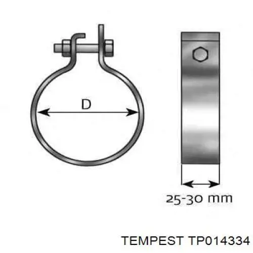  Clamp CL714OC ціна, від 3.27 USD