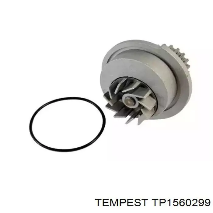 TP1560299 Tempest Радіатор охолодження двигуна