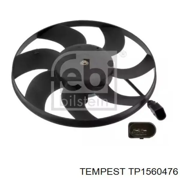 Купити TP1560476 Tempest Радіатор двигуна