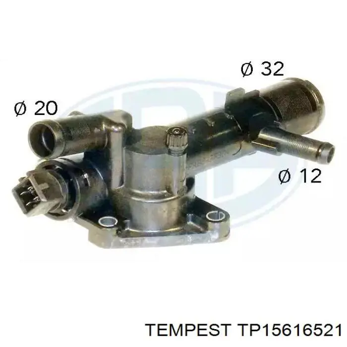 Радіатор основний Tempest TP15616521 ціна, від 49.21 USD