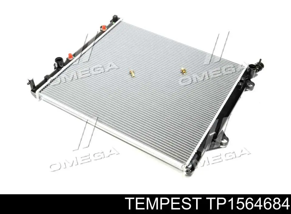 Радіатор основний Tempest TP1564684 ціна, від 118.26 USD