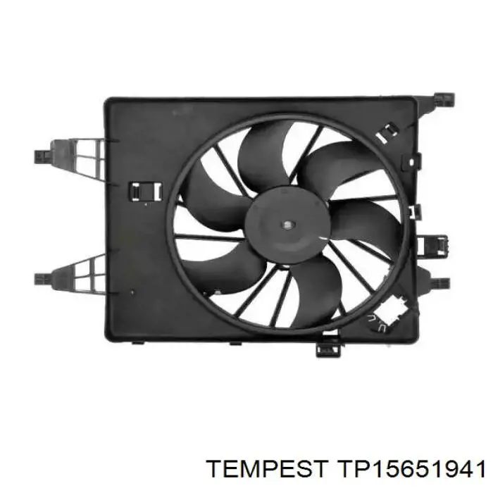 TP15651941 Tempest радіатор охолодження двигуна