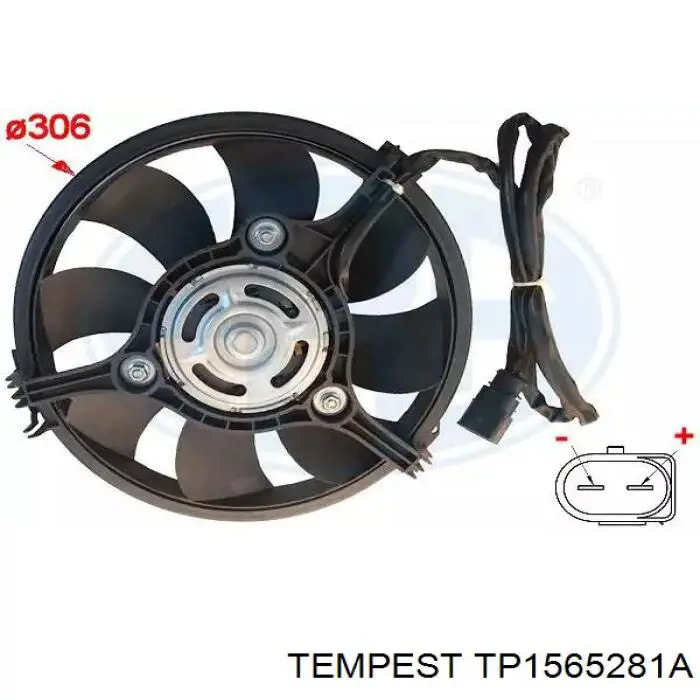 Купити TP1565281A Tempest Радіатор двигуна