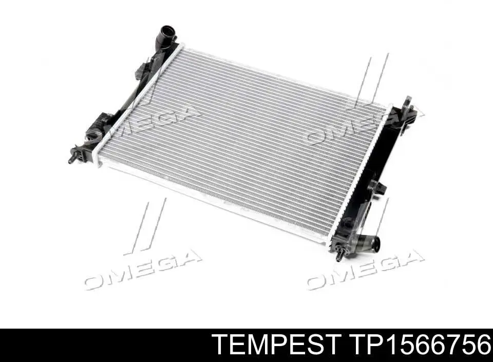 TP1566756 Tempest Радіатор охолодження двигуна