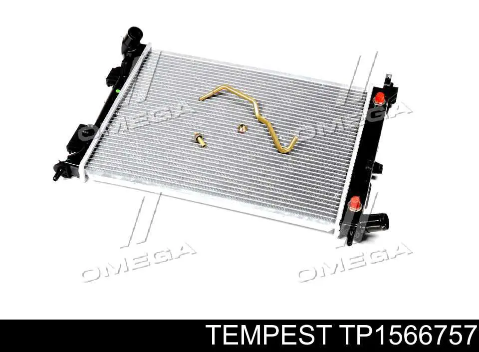 Купити TP1566757 Tempest Радіатор двигуна