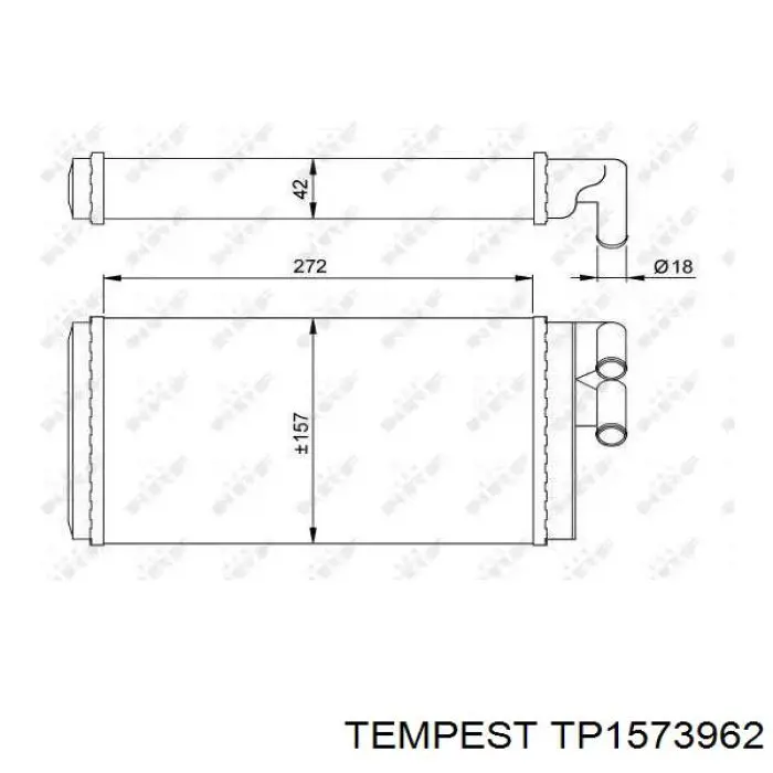 Купити TP1573962 Tempest Теплообмінник