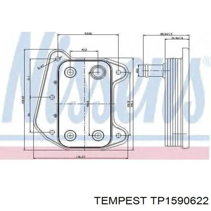 TP1590622 Tempest Радіатор масляний