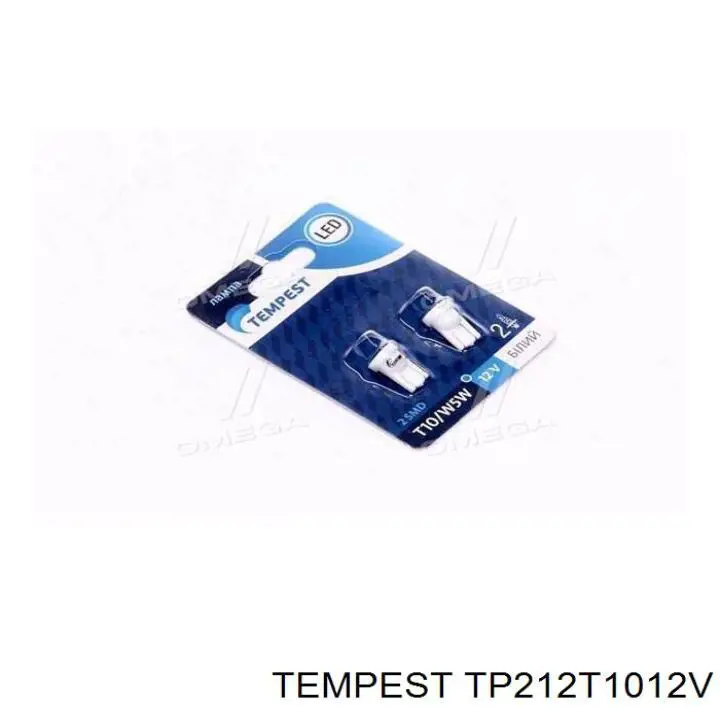 TP212T1012V Tempest лампочка переднього габариту