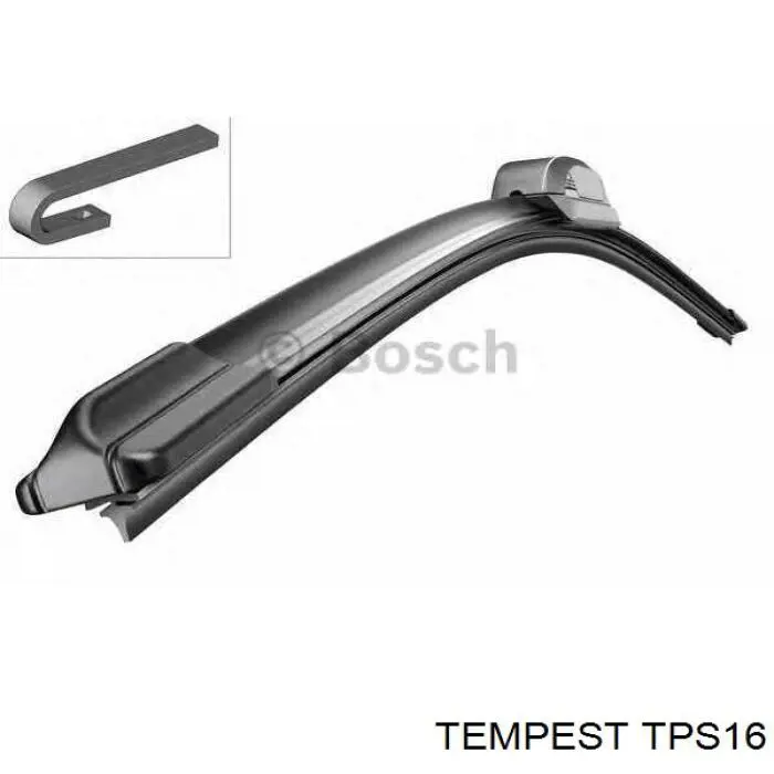 TPS16 Tempest щітка-двірник лобового скла, пасажирська
