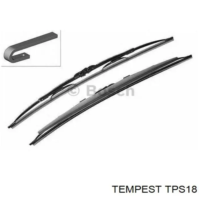 Щітка-двірник лобового скла, пасажирська Tempest TPS18 ціна, від 3.63 USD